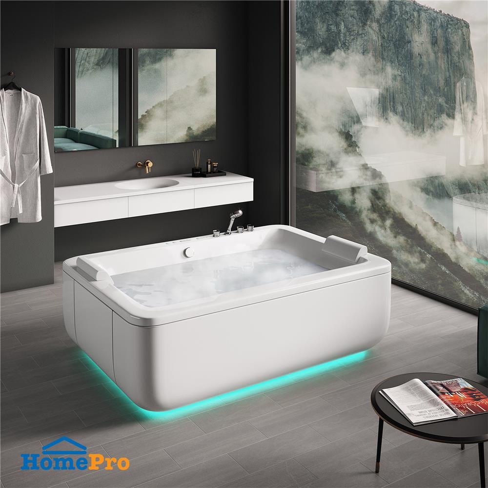 อ่างน้ำวนอัดอากาศ CRISTINA NOVA190130 190 ซม. สีขาว