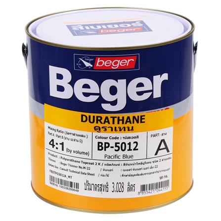 INDUSTRIAL COATING BEGER DURATHANE PART A BP-5012 1GL PACIFIC BLUE