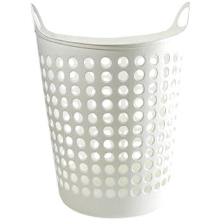 ตะกร้าผ้ากลม PIONEER 086200047 ขาว