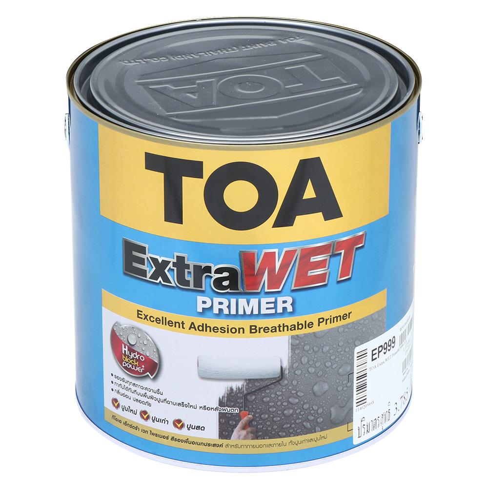 สีรองพื้นปูนใหม่ TOA EXTRAWET PRIMER #EP999 ด้าน 1 แกลลอน