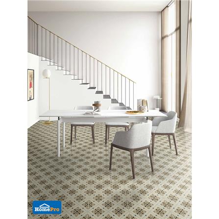 กระเบื้องพื้น 16x16 นิ้ว TARA โคโลเนียล เบจ EXC A 0.96 ตร.ม._1