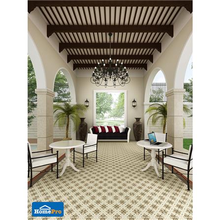 กระเบื้องพื้น 16x16 นิ้ว TARA โคโลเนียล เบจ EXC A 0.96 ตร.ม._3