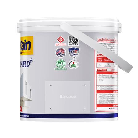 สีน้ำทาภายนอก ชนิดด้าน CAPTAIN LONGLIFE SHIELDPLUS BASE B 1/4 แกลลอน_2