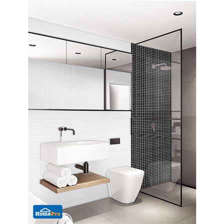 โมเสคพอร์ซเลน 30x30 ซม. COTTO MT 1S-6790 ดำ_2