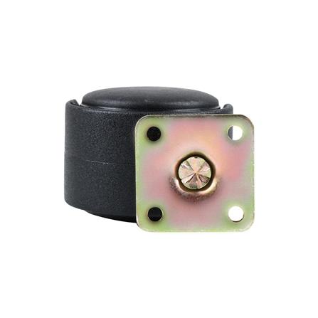 ลูกล้อไนลอน ZAPCO แป้นหมุน ไม่มีเบรก 2 นิ้ว สีดำ_2