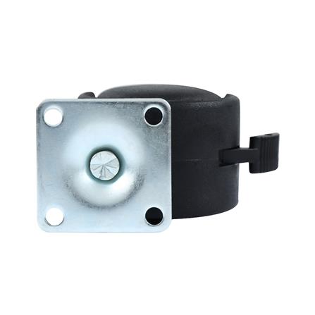 ลูกล้อไนลอน ZAPCO แป้นหมุน มีเบรก 1.5 นิ้ว สีดำ_2