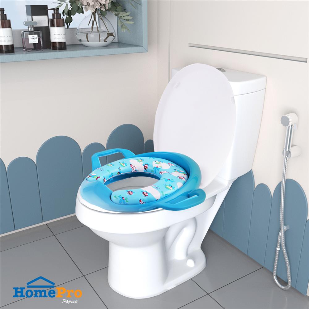 ฝารองนั่งเด็กเสริมฟองน้ำ MOYA PM258-D48 สีฟ้า