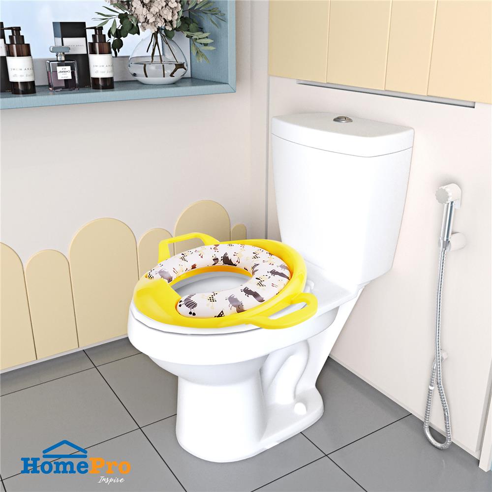 ฝารองนั่งเด็กเสริมฟองน้ำ MOYA PM258-D45 สีเหลือง