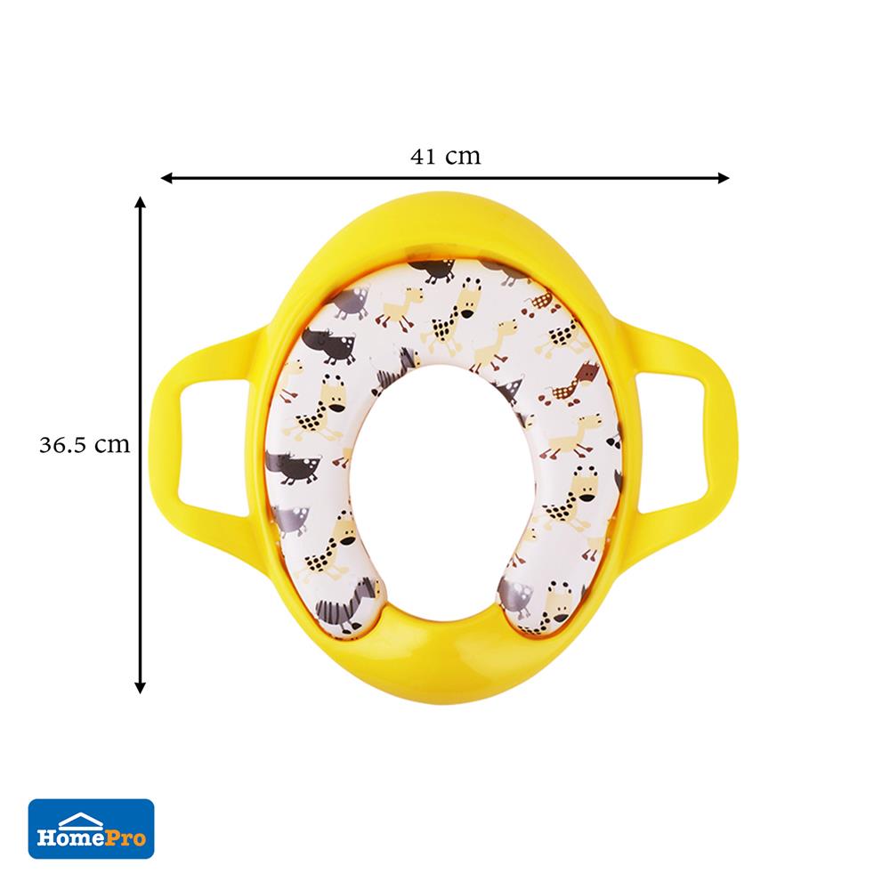 ฝารองนั่งเด็กเสริมฟองน้ำ MOYA PM258-D45 สีเหลือง