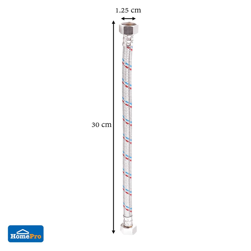 สายชักโครกสเตนเลสน้ำร้อน 12 นิ้ว MY-SST12(P)