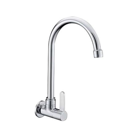 ก๊อกซิงค์เดี่ยวติดผนัง HAFELE 495.61.043 สีโครม