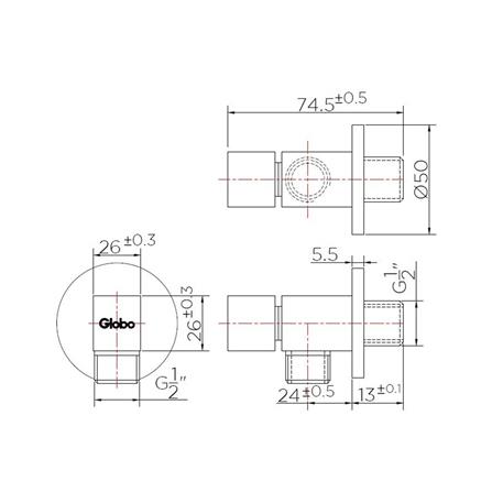 สต๊อปวาล์ว 1 ทาง GLOBO GA-03-472-50_1
