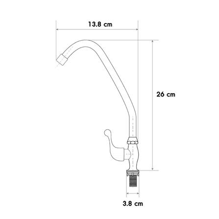 ก๊อกซิงค์เดี่ยวเคาน์เตอร์ HOEN H-5202_2