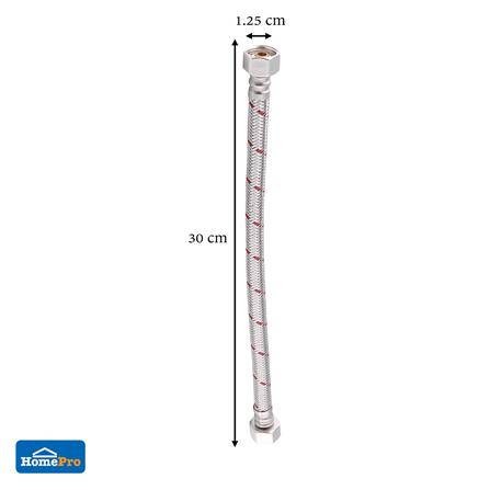 สายน้ำดีสเตนเลสน้ำอุ่น-น้ำเย็น 12 นิ้ว MOYA MY-SSB12(P)_3