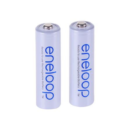 ถ่านชาร์จ PANASONIC AA ENELOOP 3MCCE แพ็ค 2 ก้อน สีขาว_1