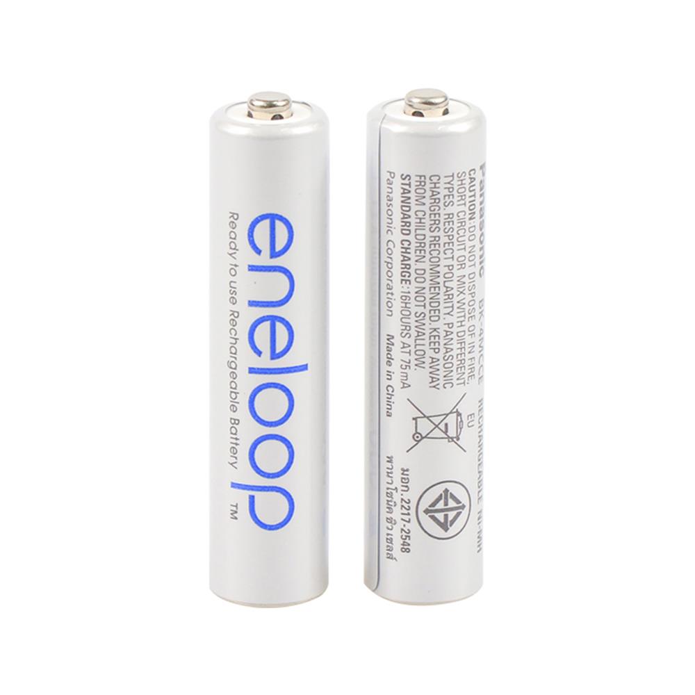 RECHARGEABLE BATTERY PANASONIC ENELOOP 4MCCE AAA 2PCS WHITE