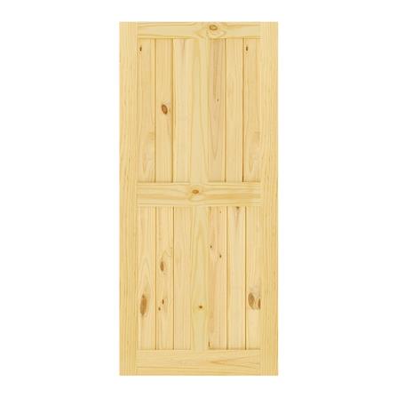 ประตูไม้สนนิวซีแลนด์ D2D ECO PINE-44 90X200 ซม.