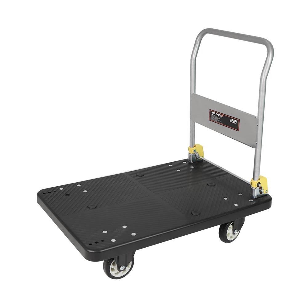 รถเข็น 4 ล้อ MATALL FD300 300 กก. สีดำ_0