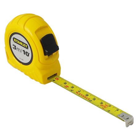 ตลับเมตร STANLEY GLOBAL TAPE 3 เมตร สีเหลือง