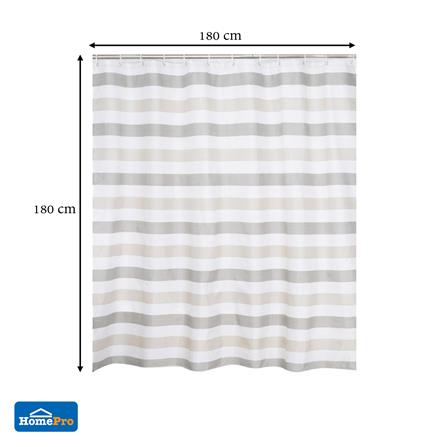 ม่านห้องน้ำ POLYESTER  MOYA ACS14082 180x180ซม._5