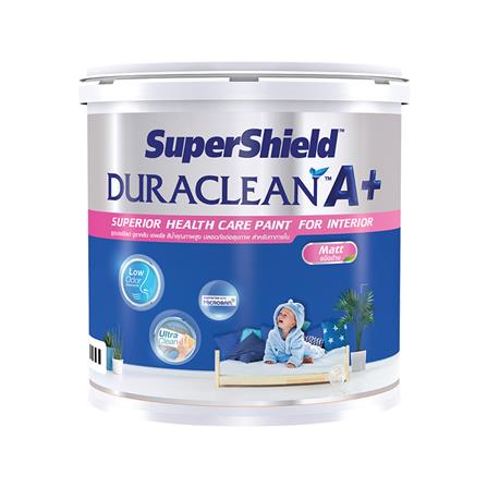 สีน้ำทาภายใน TOA SUPERSHIELD DURACLEAN A+ BASE C ด้าน 1 แกลลอน