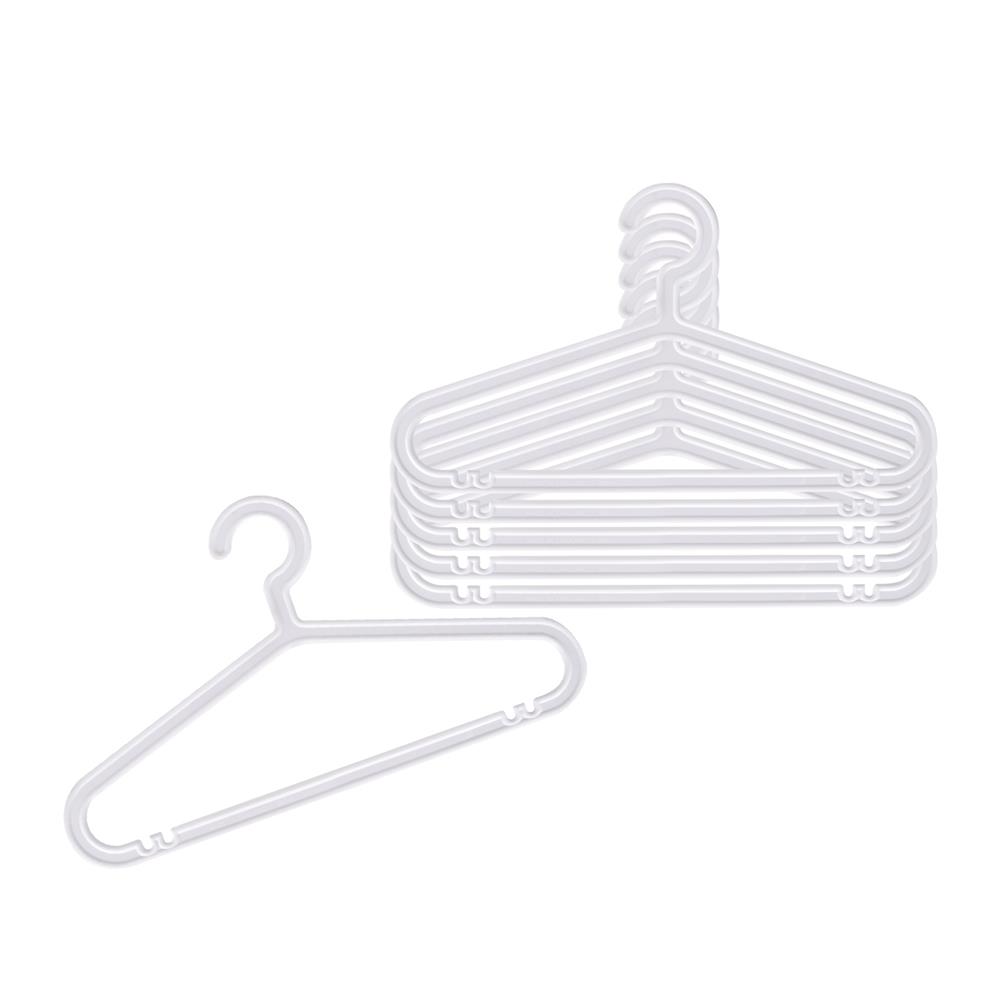 ไม้แขวนเสื้อ PLIM H-005 สีขาว แพ็ค 6 ชิ้น