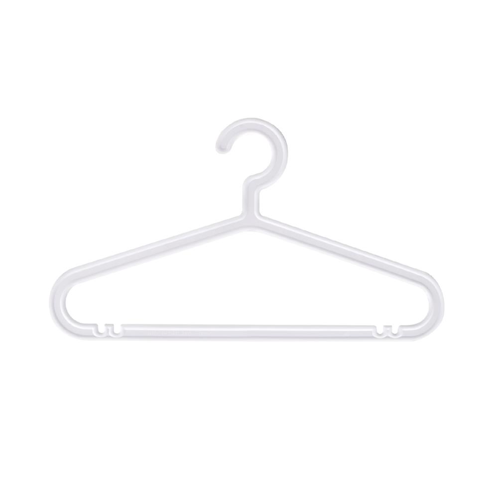 ไม้แขวนเสื้อ PLIM H-005 สีขาว แพ็ค 6 ชิ้น