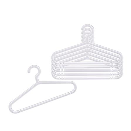ไม้แขวนเสื้อ PLIM H-005 สีขาว แพ็ค 6 ชิ้น_1