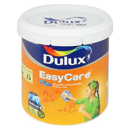 สีน้ำทาภายใน DULUX EASY CARE PLUS BASE D สีขาว กึ่งเงา 9 ลิตร_0