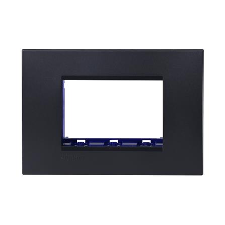 หน้ากาก 3 ช่อง BTICINO SLNA4803ARF สีเงิน_0