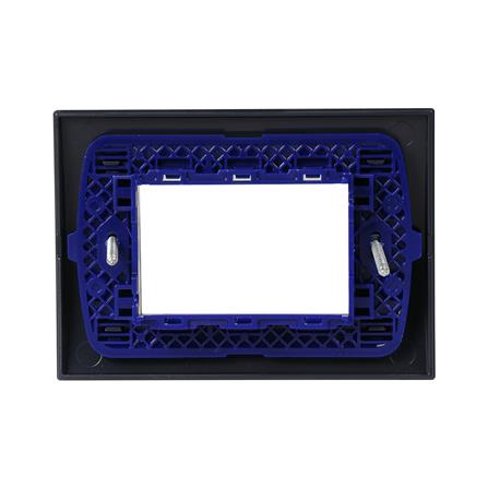 หน้ากาก 3 ช่อง BTICINO SLNA4803ARF สีเงิน_2