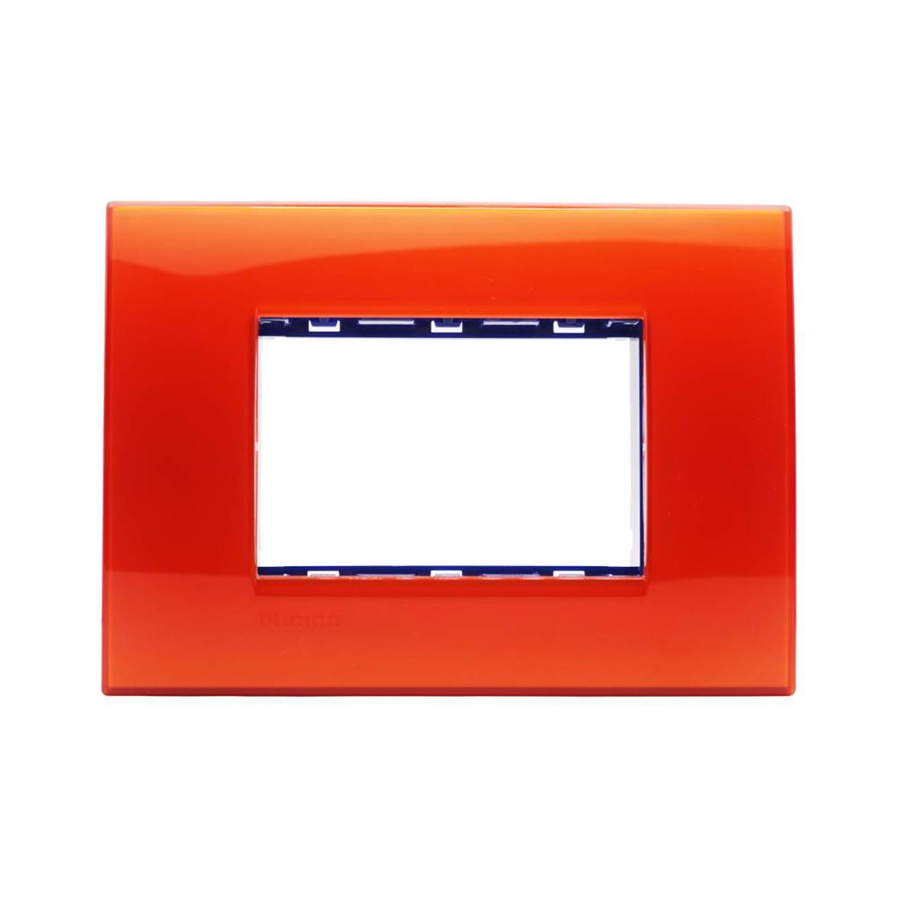 หน้ากาก 3 ช่อง BTICINO LIVING LIGHT SLNA4803ODF สีส้ม