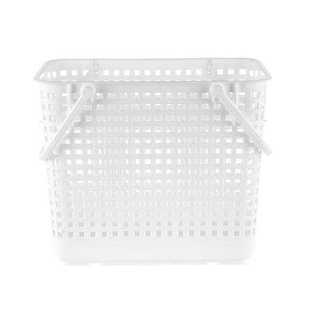 ตะกร้าผ้าเหลี่ยมหูหิ้ว G-WARE 2546 ขาว_1