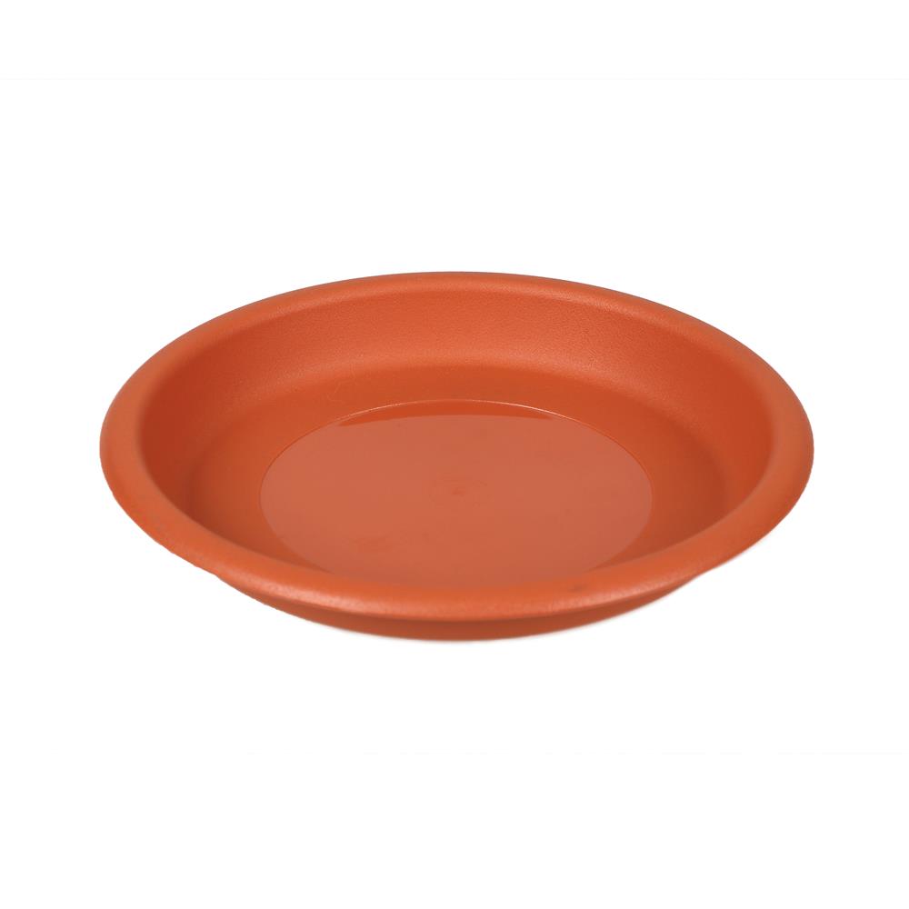 จานรองกระถางพลาสติก BABA 912 20 ซม. สี COTTA