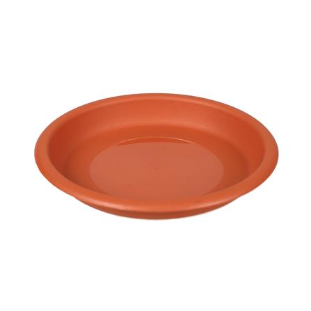 จานรองกระถางพลาสติก BABA 912 20 ซม. สี COTTA