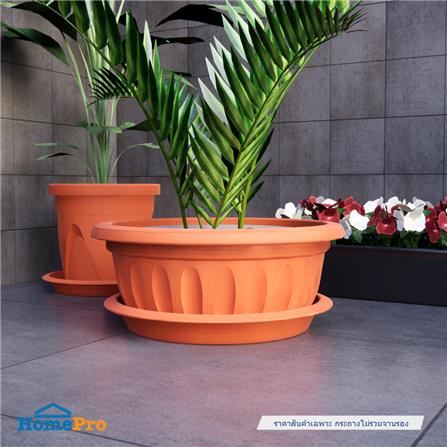 กระถางพลาสติก BABA 205 สี COTTA_4
