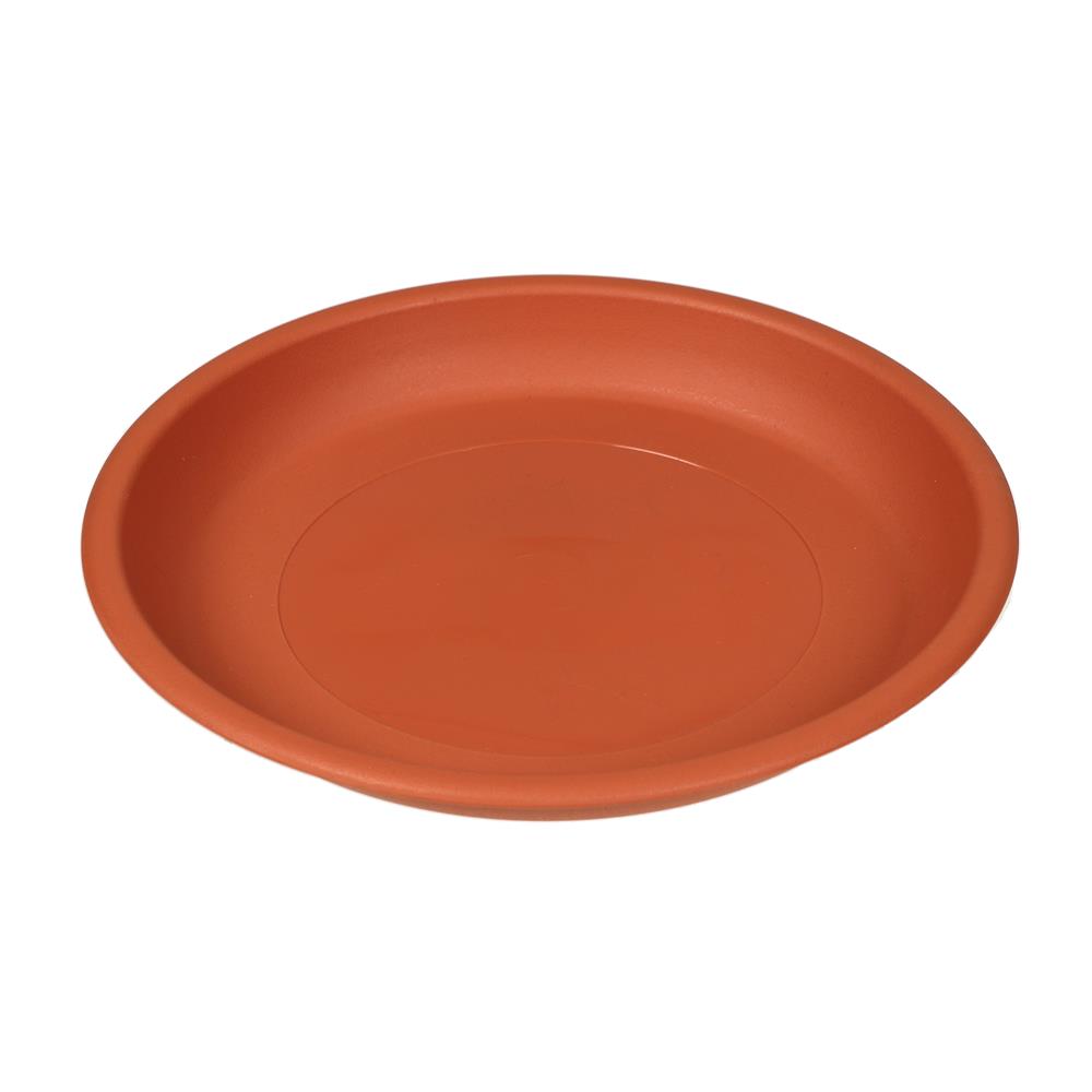 จานรองกระถางพลาสติก BABA 939 27 ซม. สี COTTA