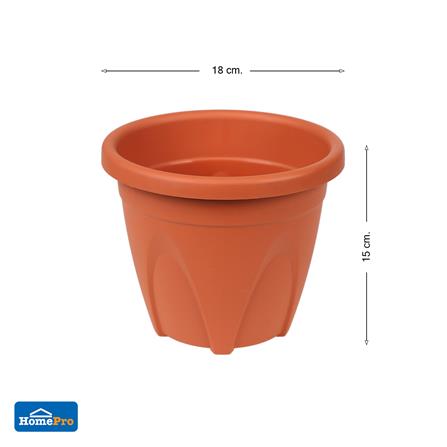 กระถางพลาสติก BABA 180 สี COTTA_5