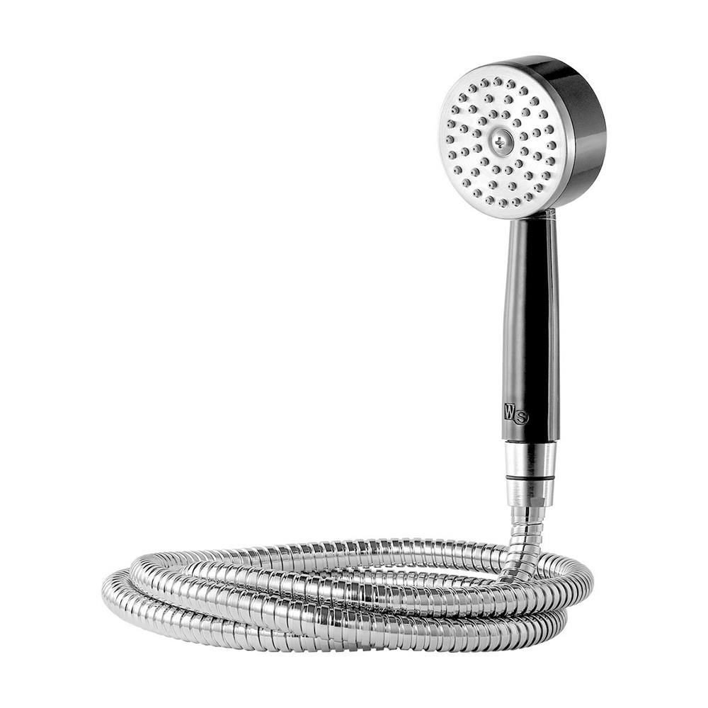 ชุดฝักบัวสายอ่อน 1 ระดับ WS รุ่น WS-8130PB สีดำ