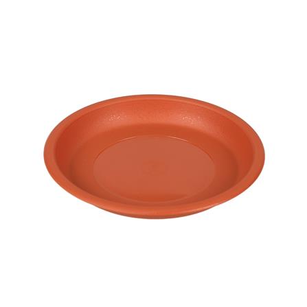 จานรองกระถางพลาสติก BABA 921 13 ซม. สี COTTA