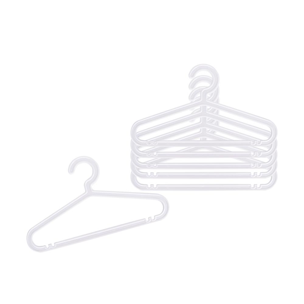 ไม้แขวนเสื้อ PLIM H-006 สีขาว แพ็ค 6 ชิ้น