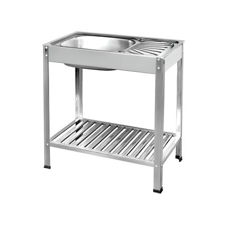 ซิงค์ขาตั้ง 1 หลุม 1 ที่พัก PARNO PAR-7545T สีเงิน_1