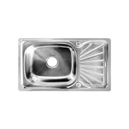 ซิงค์ขาตั้ง 1 หลุม 1 ที่พัก PARNO PAR-7545T สีเงิน_2