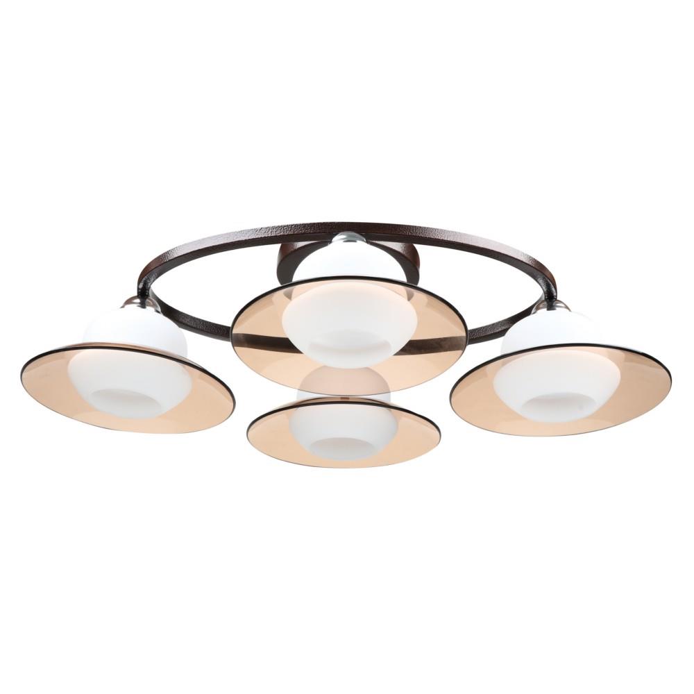 ไฟถาด CST 89308-4 แก้ว/อะคริลิค/สีขาว/สีน้ำตาล 4หัว