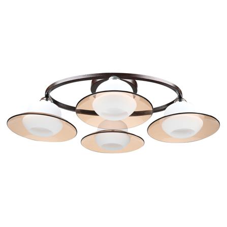 ไฟถาด CST 89308-4 แก้ว/อะคริลิค/สีขาว/สีน้ำตาล 4หัว_0