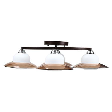 ไฟถาด CST 89308-4 แก้ว/อะคริลิค/สีขาว/สีน้ำตาล 4หัว_1