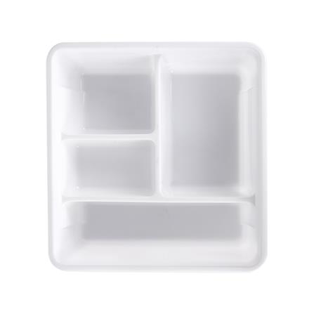 กล่องแบ่งช่อง 4 ช่อง STACKO TLR-202 26.7x25.6x8.5 ซม. สีขาว_3