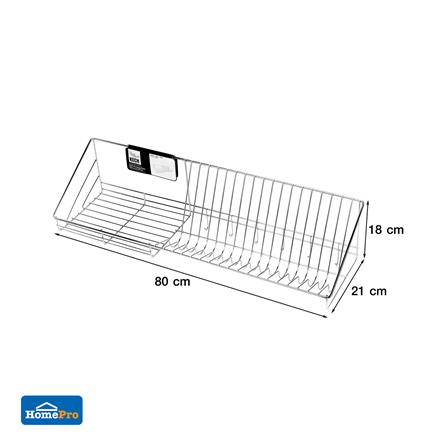 ชั้นคว่ำจานติดผนังสเตนเลส KECH 106D6 80 ซม._6