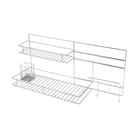 ชั้นคว่ำจานติดผนังใส่ช้อนเขียง 2 ชั้น EKONO 106E4_0