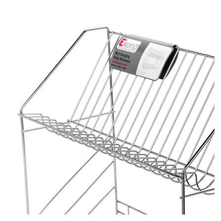 ชั้นคว่ำจานติดผนังสเตนเลส 2 ชั้น EKONO 106E2_2